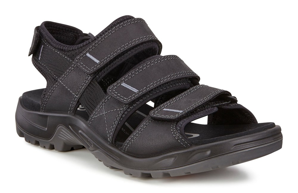 Sandalias Hombre - ECCO Offroad Flat - Negros - KWN358146